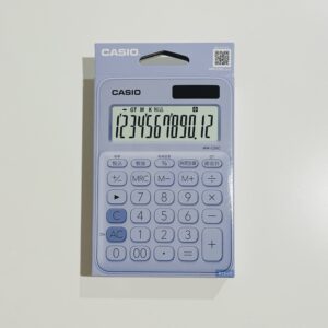 CASIO, 電卓, 購入品, 持ち物, 少ないもので暮らす, 必要なものだけで暮らす, ミニマリスト, ミニマルライフ, ひとりの時間